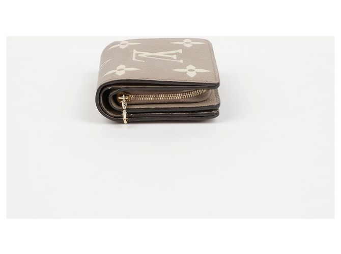 Louis Vuitton Portafoglio Compatto Cléa Beige - vista 5