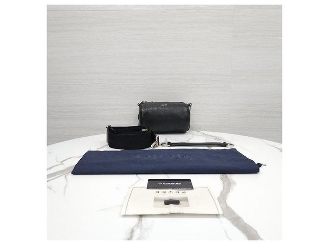 Dior Borsa Galaxy Roller Messenger Black Oblique Mini Crossbody - vista 10