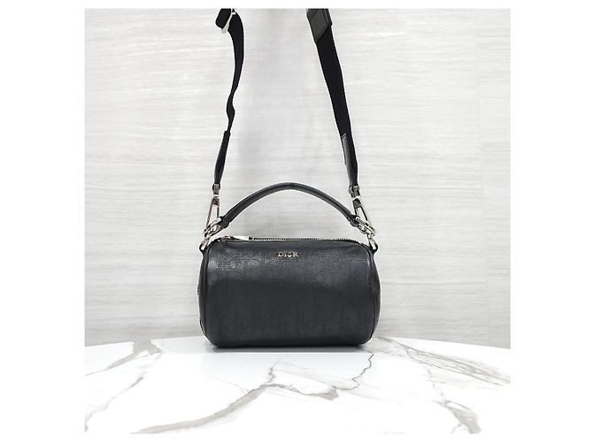 Dior Borsa Galaxy Roller Messenger Black Oblique Mini Crossbody - vista 11