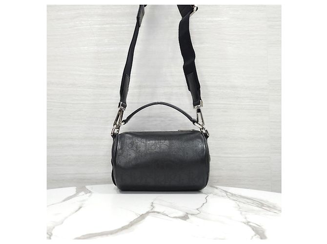 Dior Borsa Galaxy Roller Messenger Black Oblique Mini Crossbody - vista 13