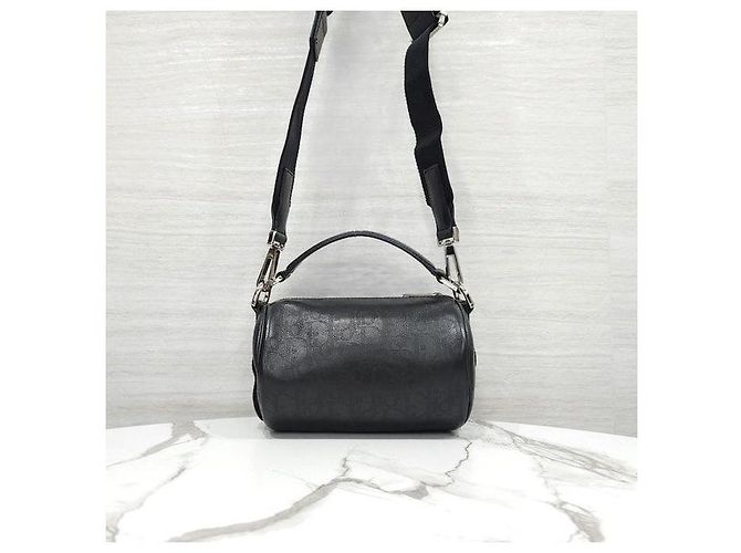 Dior Borsa Galaxy Roller Messenger Black Oblique Mini Crossbody - vista 3