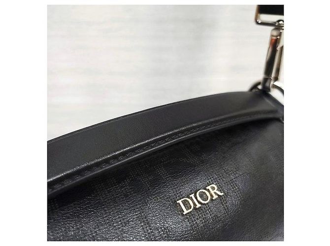 Dior Borsa Galaxy Roller Messenger Black Oblique Mini Crossbody - vista 6