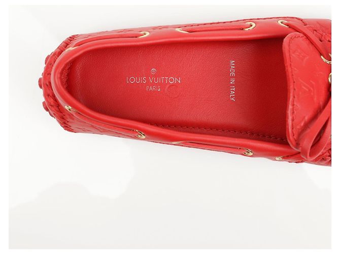 Mocassini Gloria Louis Vuitton Marrone Pelle - vista 13