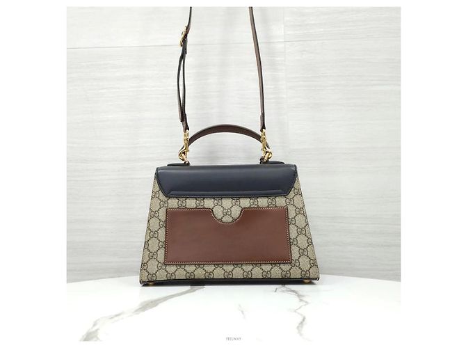 Gucci Borsa a mano e a tracolla Supreme Padlock GG Supreme Top Handle - vista 3