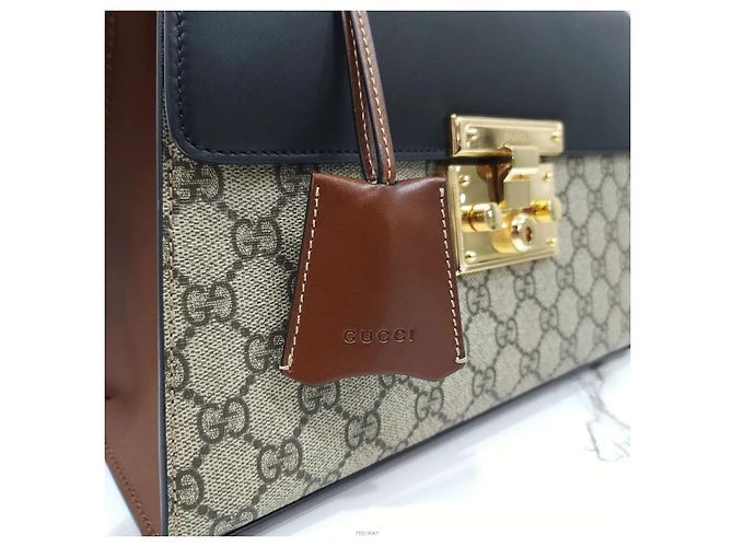 Gucci Borsa a mano e a tracolla Supreme Padlock GG Supreme Top Handle - vista 5
