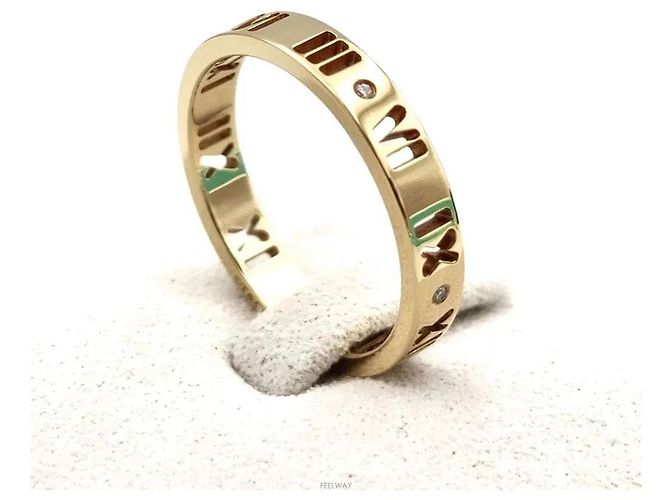 Anello Diamond Atlas Tiffany & Co in oro - vista 4