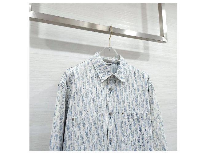 Dior Camicia in denim di cotone Oblique - vista 3