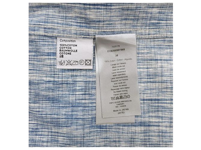 Dior Camicia in denim di cotone Oblique - vista 8