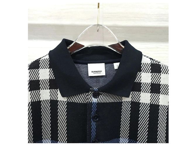 Burberry Polohemd aus Baumwoll-Jacquard mit Tartan-Karo - Ansicht 3
