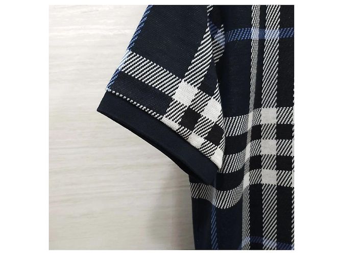 Burberry Polohemd aus Baumwoll-Jacquard mit Tartan-Karo - Ansicht 4