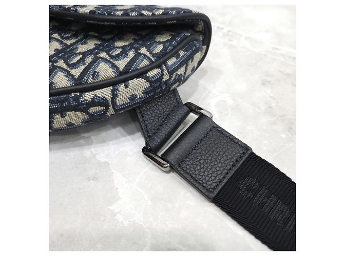 Dior Mini borsa Saddle Oblique Jacquard - vista 5