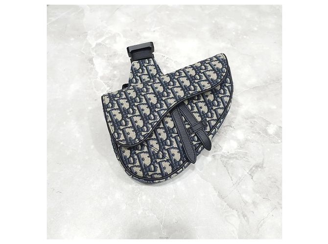 Dior Mini borsa Saddle Oblique Jacquard - vista 6