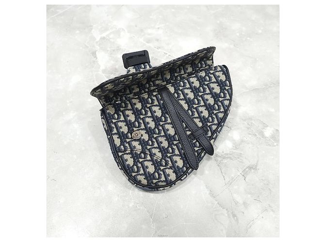 Dior Mini borsa Saddle Oblique Jacquard - vista 7