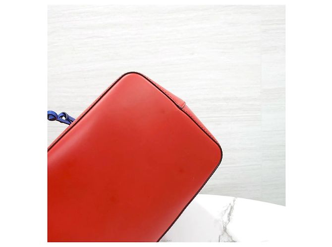Néonoé Louis Vuitton Neo Noé MM Pelle Epi Rosso Coquelicot - vista 7