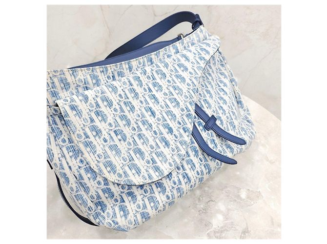 Dior Borsa Soft Saddle Jacquard Oblique - vista 11