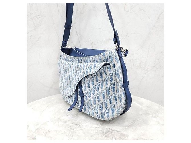 Dior Borsa Soft Saddle Jacquard Oblique - vista 2