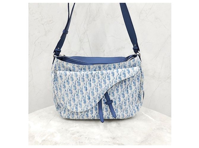 Dior Borsa Soft Saddle Jacquard Oblique - vista 7