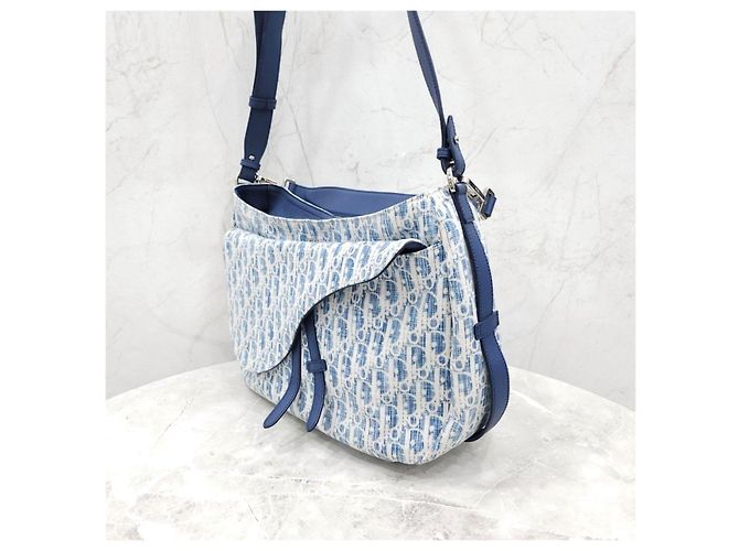 Dior Borsa Soft Saddle Jacquard Oblique - vista 8