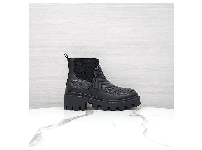 Gucci Botas Chelsea Francis Matelassé - vista 4
