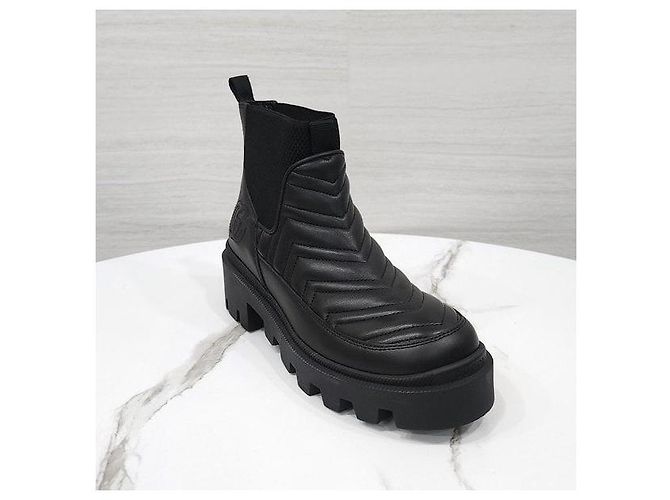Gucci Botas Chelsea Francis Matelassé - vista 5