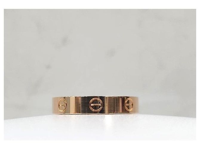 Cartier Anello Diamond Love Band Small Pink Gold - vista 11