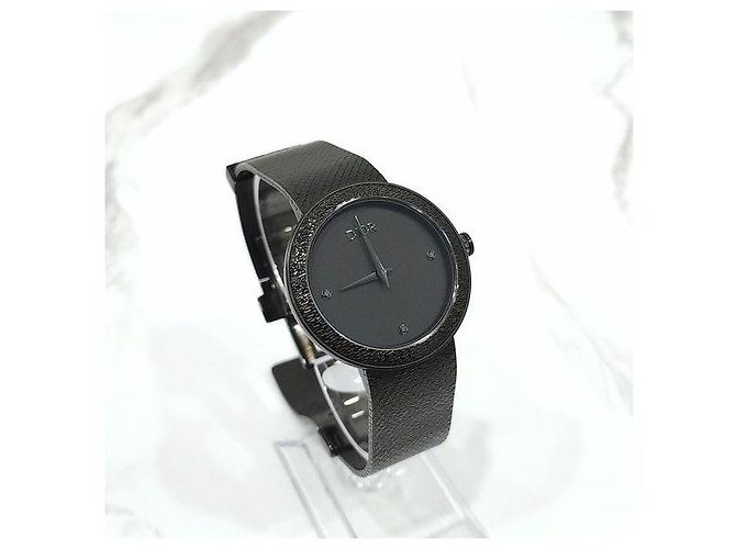 La de Dior Black Ultra-Matte Quartz Uhr - Ansicht 3