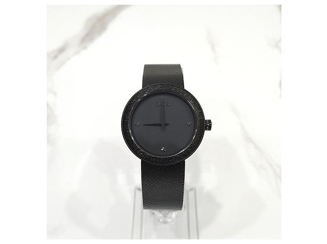 La de Dior Black Ultra-Matte Quartz Uhr - Ansicht 9