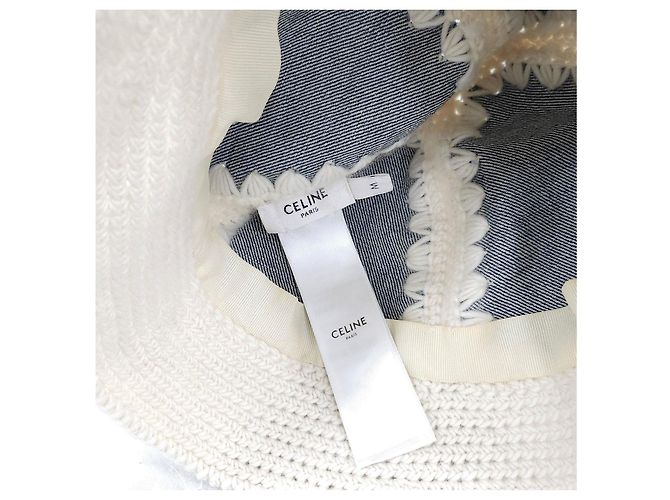 Céline Bucket Hat aus Denim-Wollstrick - Ansicht 13