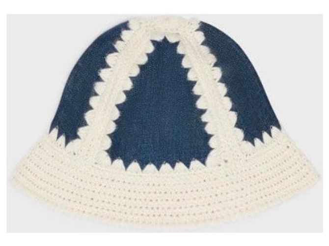 Céline Bucket Hat aus Denim-Wollstrick - Ansicht 14