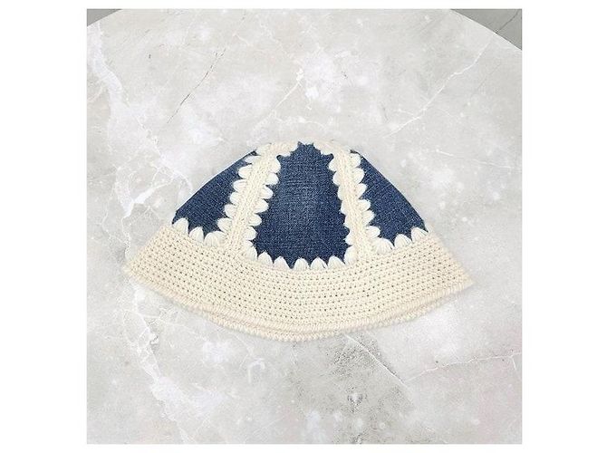 Céline Bucket Hat aus Denim-Wollstrick - Ansicht 2