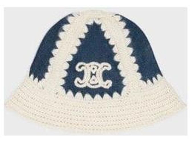 Céline Bucket Hat aus Denim-Wollstrick - Ansicht 7