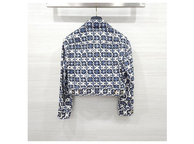 Louis Vuitton Monogram Flower Mosaic Denimjacke - Ansicht 11