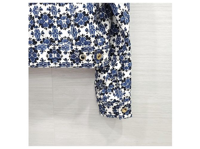 Louis Vuitton Monogram Flower Mosaic Denimjacke - Ansicht 14