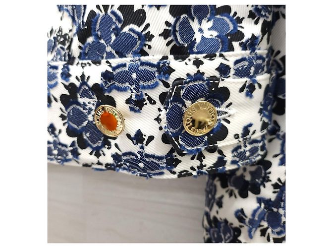 Louis Vuitton Monogram Flower Mosaic Denimjacke - Ansicht 15