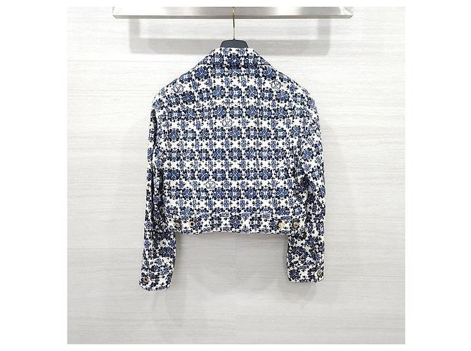 Louis Vuitton Monogram Flower Mosaic Denimjacke - Ansicht 2