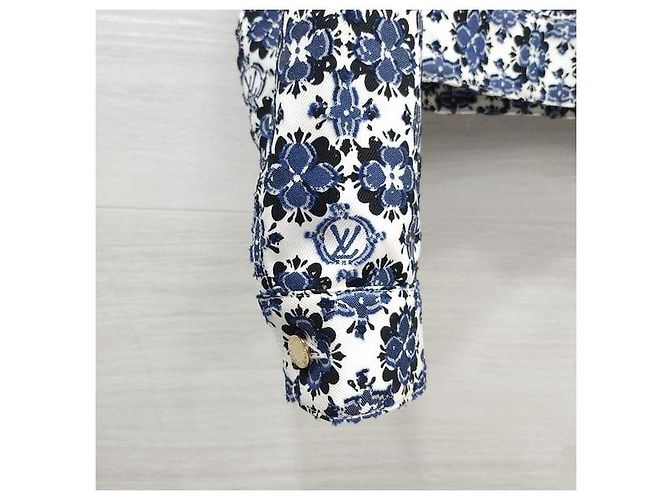 Louis Vuitton Monogram Flower Mosaic Denimjacke - Ansicht 4