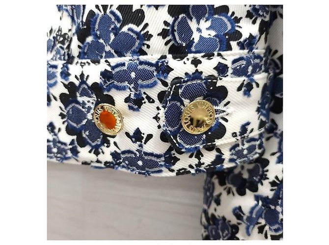 Louis Vuitton Monogram Flower Mosaic Denimjacke - Ansicht 6