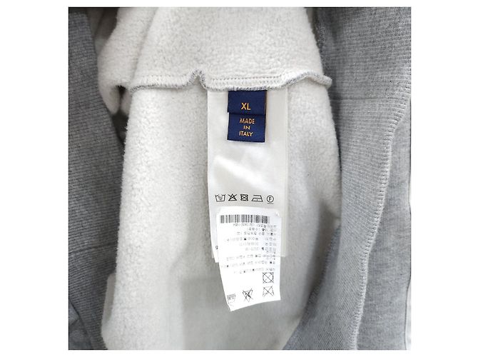 Louis Vuitton Hoodie mit Signature gesticktem Patch XL - Ansicht 12