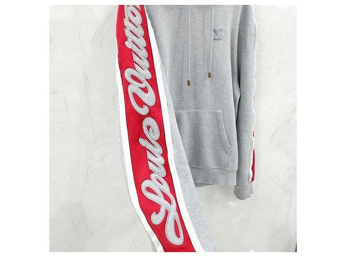 Louis Vuitton Hoodie mit Signature gesticktem Patch XL - Ansicht 4