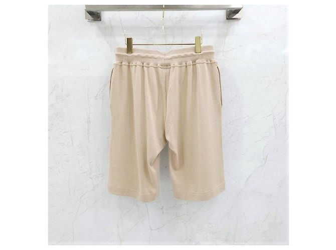 Kiton Beiges Kurzarm- Polo- und Shorts-Set - Ansicht 12