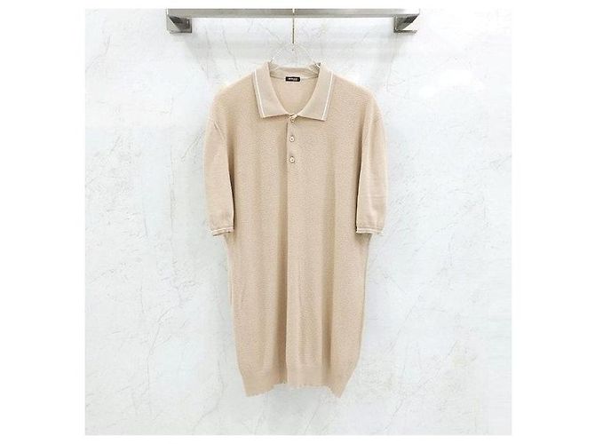 Kiton Beiges Kurzarm- Polo- und Shorts-Set - Ansicht 2