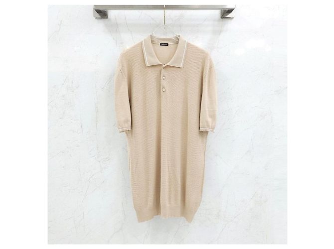 Kiton Beiges Kurzarm- Polo- und Shorts-Set - Ansicht 8