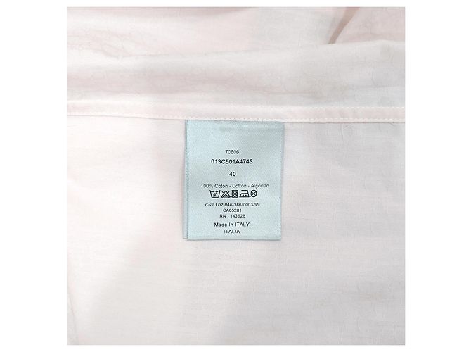 Dior Camicia in jacquard Oblique rosa - vista 12