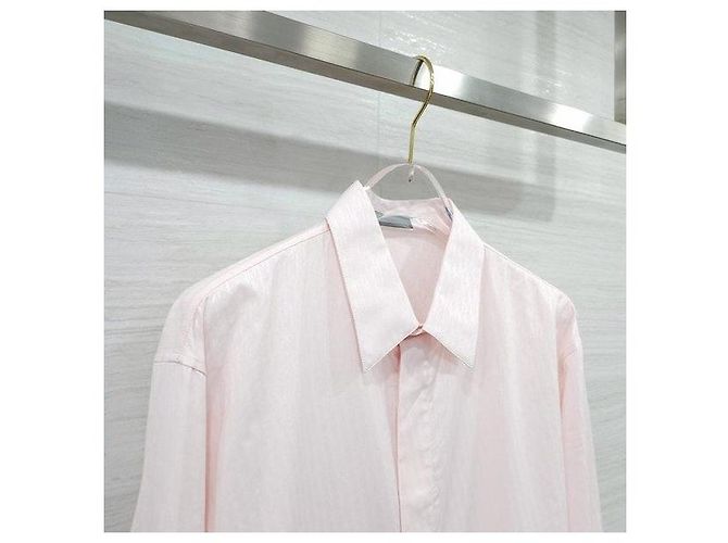 Dior Camicia in jacquard Oblique rosa - vista 3