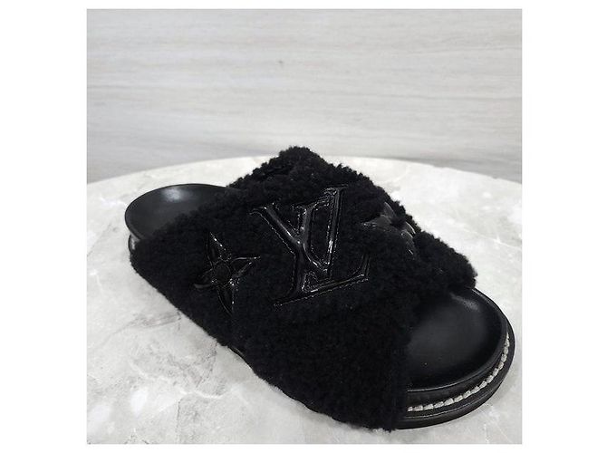 Louis Vuitton Mule Comfort Flat Paseo in Shearling - vista 6