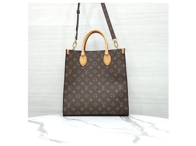 Louis Vuitton SAC PLAT PM Borsa a Tracolla Monogram - vista 12