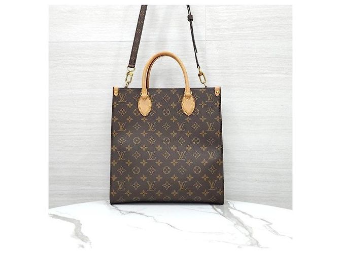 Louis Vuitton SAC PLAT PM Borsa a Tracolla Monogram - vista 3