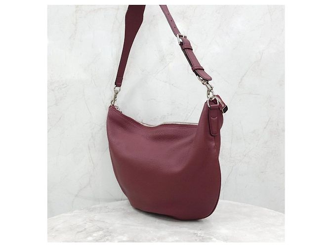 Gucci Borsa a tracolla grande in pelle Roso Ancora Red - vista 12
