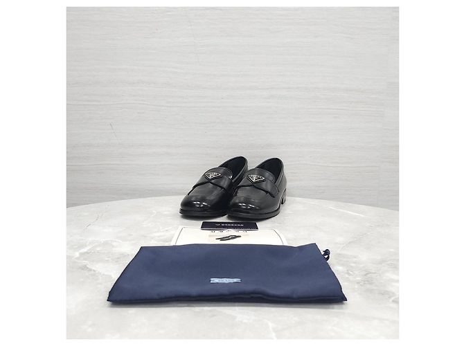 Prada Mocassini in pelle spazzolata - vista 14
