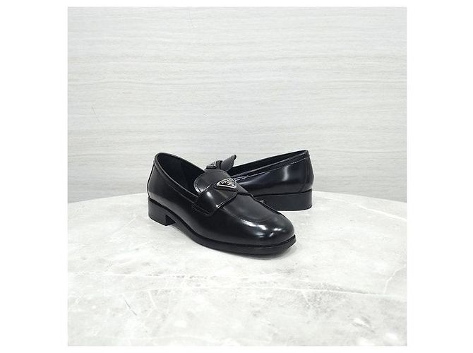 Prada Mocassini in pelle spazzolata - vista 4